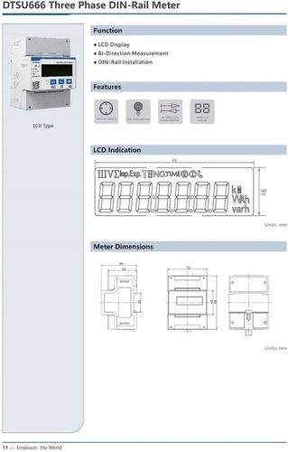 Chint DTSU666 Modbus MID licznik dwukierunkowy 3F na Arena.pl