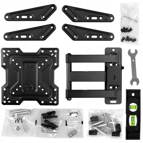 OBROTOWY UCHWYT DO TELEWIZORA TV LED LCD WIESZAK MOCNY ŚCIENNY 22-65 CALI na Arena.pl