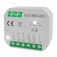 ŚCIEMNIACZ DO LED 150W 230V AC Z PAMIĘCIĄ SOFTSTART F&F SCO-802-LED