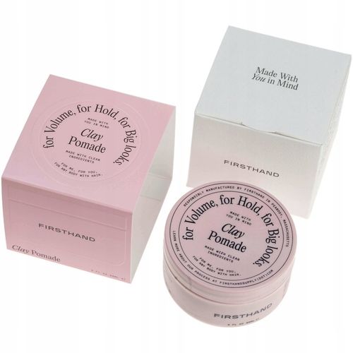 Firsthand Matowa Glinka Pomada do włosów MOCNY chwyt Clay Pomade Pasta 88ml na Arena.pl