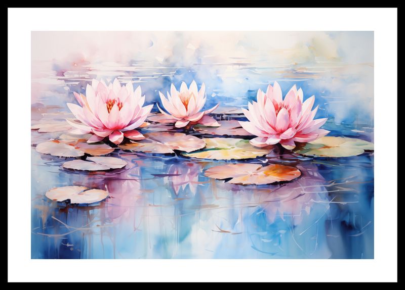 Plakat 45x30cm Spokojne Odbicia zdjęcie 3
