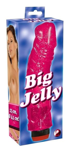 Gruby Wibrator Żelowy Big Jelly zdjęcie 2