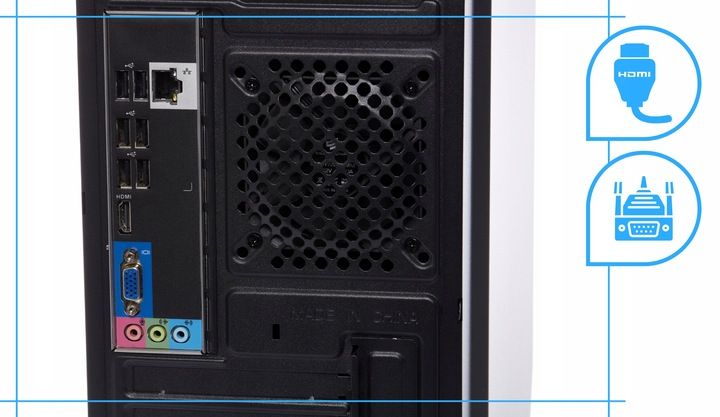 Komputer Stacjonarny Intel Core i5 8GB 512GB SSD Windows 10 WiFi Wydajny zdjęcie 11