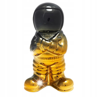 Figurka dekoracyjna Astronauta czarny