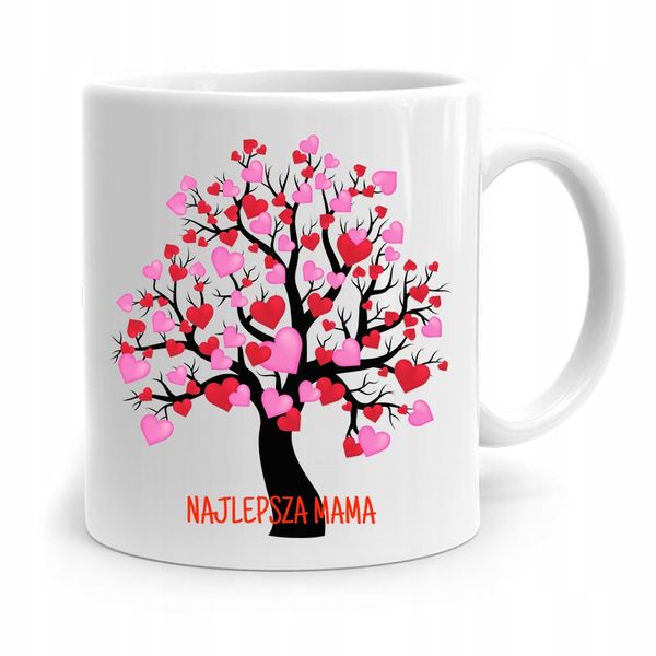 Kubek Prezent Urodzinowy Dla Najlepszej Mamy Z Nadrukiem Ze Zdjęciem zdjęcie 1
