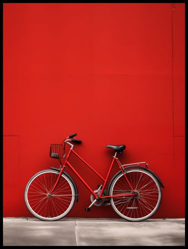 Plakat 60x80cm Czerwony Rower na Arena.pl