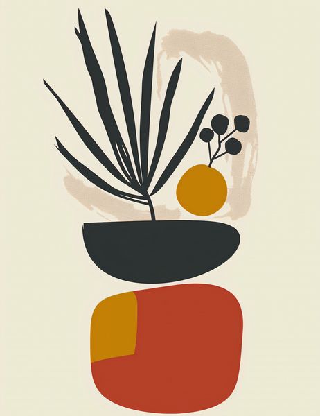 Plakat 50x65cm Botaniczny Wgląd zdjęcie 1