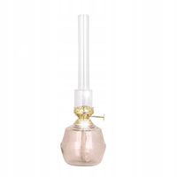 LAMPA NAFTOWA MIKE latarnia różowa wys. 30cm