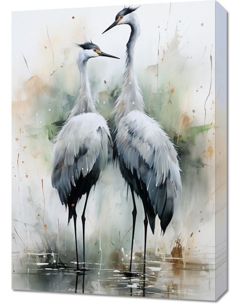 Obraz 50x70cm Tańczące Czaple zdjęcie 1