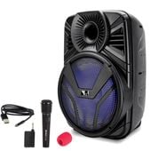 Duża Kolumna Karaoke BT z Mikrofonem USB MP3 Radio