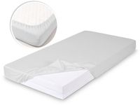 Prześcieradło Bambusowe Z Gumką 140X70 Szare Babymatex