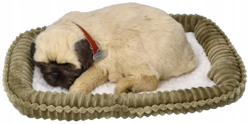 Maskotka Piesek Mops Oddychający Śpiący zdjęcie 1