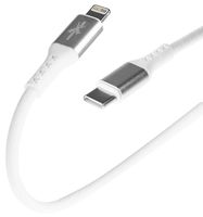 Kabel USB typ-C - iPhone Lightning Ampere eXtremestyle 0.3m biały
