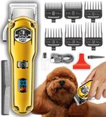 Mocna Maszynka do Strzyżenia Psa Psów Zwierząt Profesjonalna Cicha STALOWA