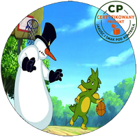 Opłatek na tort Tabaluga