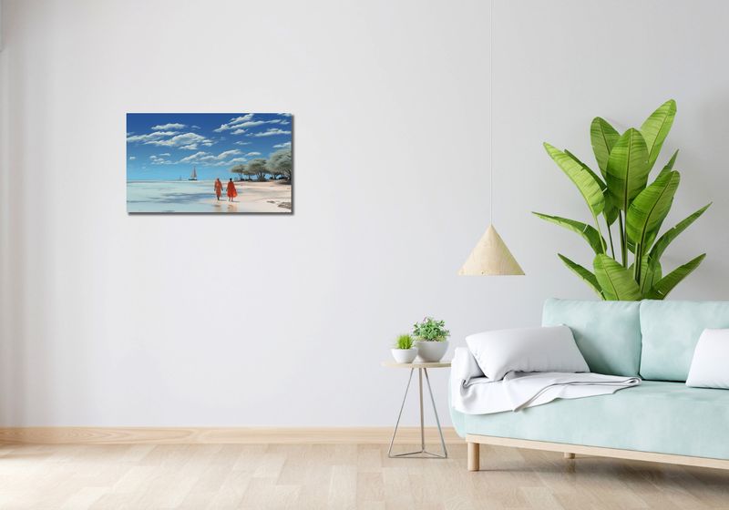 Obraz 70x40cm Spokój w Piaskach zdjęcie 2