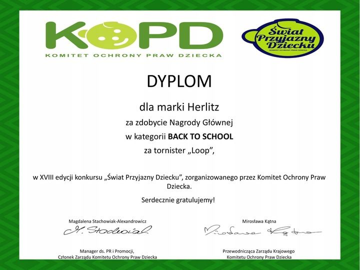 Tornister plecak szkolny Loop Green Rex dinozaur 6-9lat HERLITZ zdjęcie 5