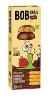 BOB SNAIL Przekąska jabłko gruszka w mlecznej belgijskiej czekoladzie 30 g