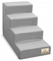 SCHODY dla PSA KOTA do ŁÓŻKA 40cm 4 STOPNIE PODEST SCHODKI STABILNE PREMIUM