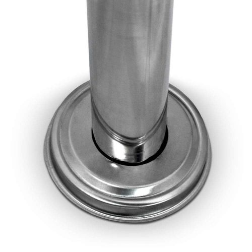 18394 Pojedyńcza skrzynka pocztowa srebrna designerska stalowa na na Arena.pl