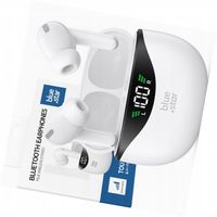 Bezprzewodowe earbuds T60 białe dokanałowe BT do Xiaomi Poco C85