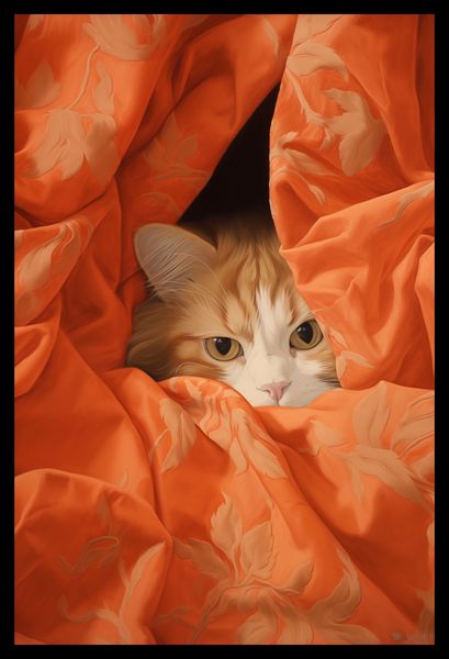 Plakat 30x45cm Ukryty Kot zdjęcie 2