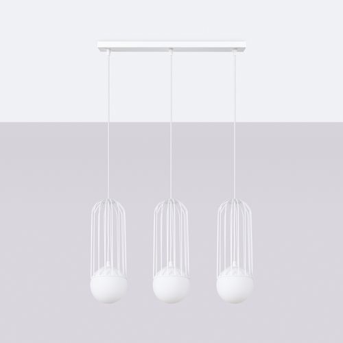 Lampa wisząca BRINA 3L biała na Arena.pl