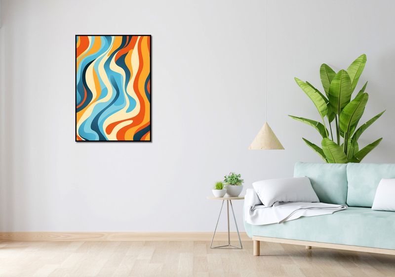 Plakat 64x90cm Tańczące Fale zdjęcie 4