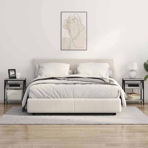 Stolik nocny Szary dąb sonoma 38 x 30 x 48 cm na Arena.pl