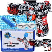 PISTOLET KARABIN NA KULKI WODNO ŻELOWE AUTOMATYCZNY ZESTAW AUTOMAT