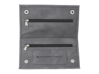 Etui na Tytoń w Jednolitym Kolorze bez Wzorów Portfel jasny Szary