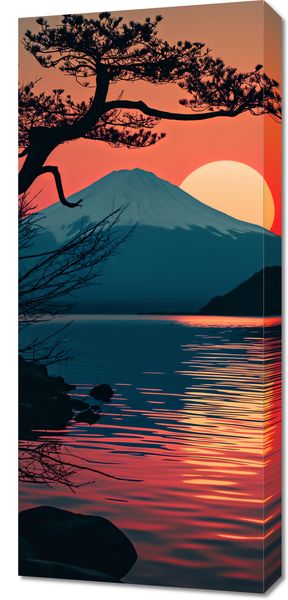 Obraz 40x90cm Góra Wieczorem zdjęcie 1