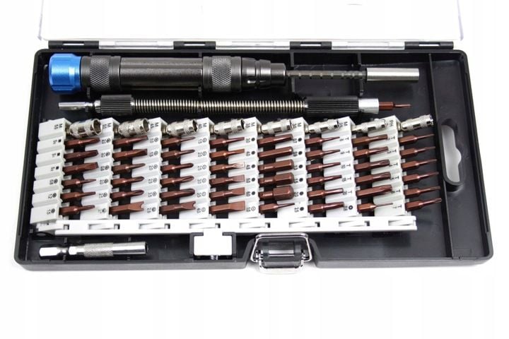 ZESTAW PRECYZYJNYCH ŚRUBOKRĘTÓW 60W1 BITY WKRĘTAK TORX MAGNETYCZNE MAGNES zdjęcie 11