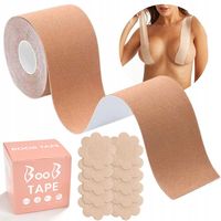 TAŚMA UNOSZĄCA BIUST MODELUJĄCA DEKOLT ZESTAW NAKLEJKI WIELOKROTNEGO UŻYTKU