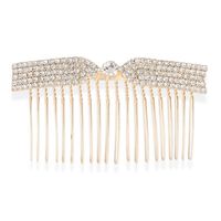 Grzebień ozdobny do włosów z cyrkoniami