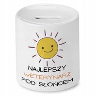 Skarbonka Dla Weterynarza Najlepszy Pod Słońcem Z Nadrukiem Ze Zdjęciem