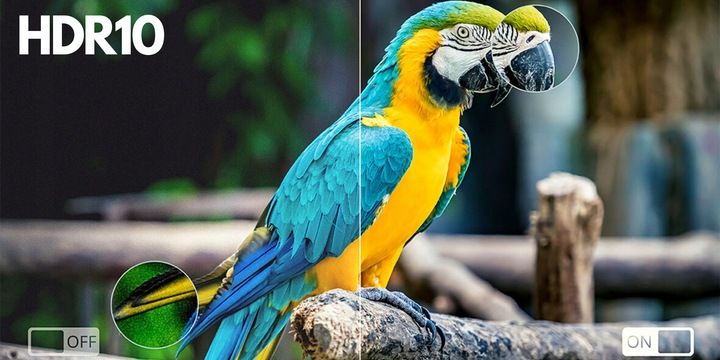 Telewizor LED United 43DU58 43 cale 4K UHD HDR DVB-T2 HEVC czarny zdjęcie 2