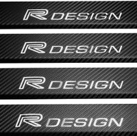 Listwa progowa VOLVO S90 MK2 R DESIGN Stal nierdzewna 304 carbon 4szt