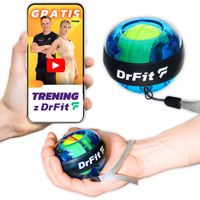 Kula Żyroskopowa Wzmacniacz Dłoni Palców Trening Mięśni Nadgarstka Trenażer