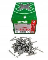 WKRĘT ŁEB PÓŁKULISTY 1000 SZT 3.5*30 SPAX