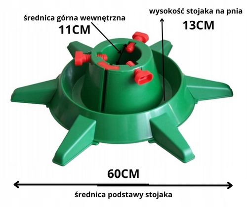 STOJAK PODSTAWKA POD CHOINKĘ - 60CM na Arena.pl