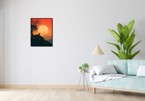 Plakat 50x65cm Kocie Wzgórze na Arena.pl