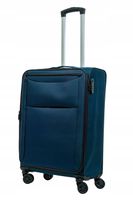 WALIZKA PODRÓŻNA MATERIAŁOWA ROZMIAR ŚREDNI BAGIA PREMIUM NA 4KOŁACH