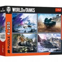 puzzle 4x250 wielka bitwa czołgów 13347