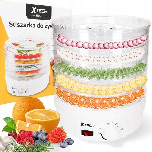 SUSZARKA SPOŻYWCZA DO GRZYBÓW OWOCÓW WARZYW ZIÓŁ ŻYWNOŚCI 600W 5 POZIOMÓW na Arena.pl