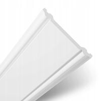 LISTWA ŚCIENNA DEKORACYJNA NAŚCIENNA SZTUKATERIA TWARDA BIAŁA dł. 2m