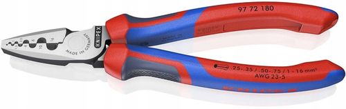 KNIPEX 97 72 180 szczypce do zaciskania tulejek 0,25-16 mm na Arena.pl