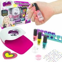 KREATYWNY ZESTAW DO MALOWANIA I STYLIZACJI PAZNOKCI SUSZARKA LAKIERY