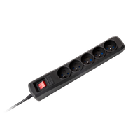 URZ3504 Listwa zasilajca ARC-5 3,0m czarna Arma