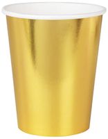 Kubek złoty 220ml 6szt